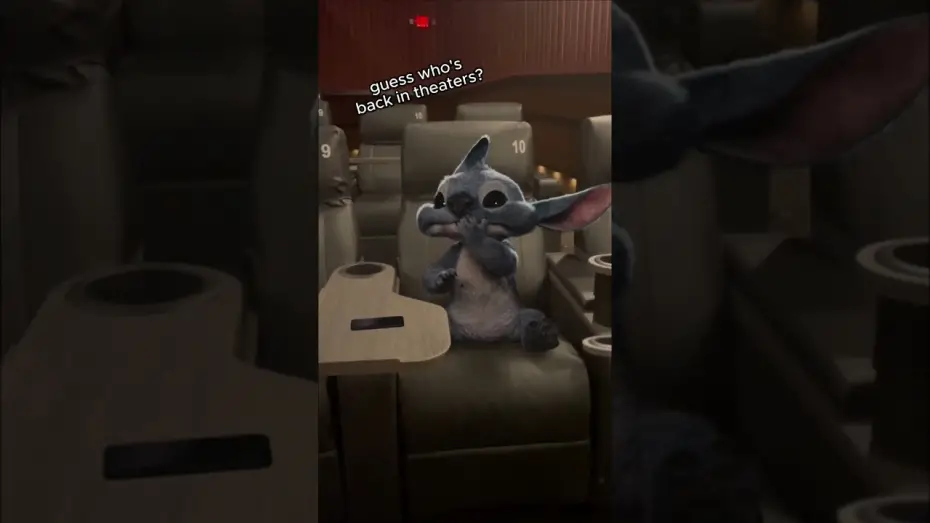 Video for the film Lilo & Stitch — guess who is back in theaters and hogging all the snacks