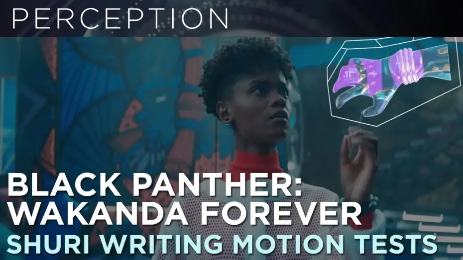 Video for the film Black Panther: Wakanda Forever — Shuri Writing Look Development Tests