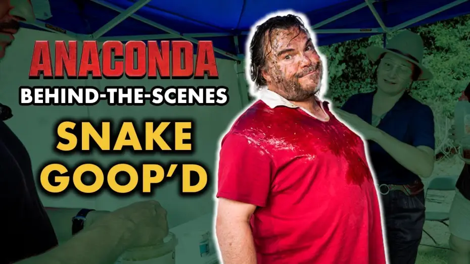 Video for the film Anaconda — Exclusive BTS Clip: Jack Black Gets Goop’d