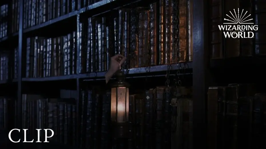 Video for the film Harry Potter and the Philosopher's Stone — Harry Sneaks into the Restricted Section