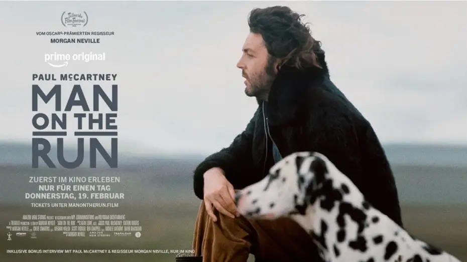 Video for the film Man on the Run — PAUL MCCARTNEY: MAN ON THE RUN I TRAILER [GERMAN]