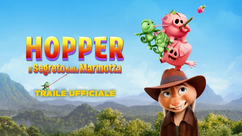 Video for the film Chickenhare and the Secret of the Groundhog — Hopper - Il segreto della Marmotta | Trailer 90" | dal 14 maggio al cinema