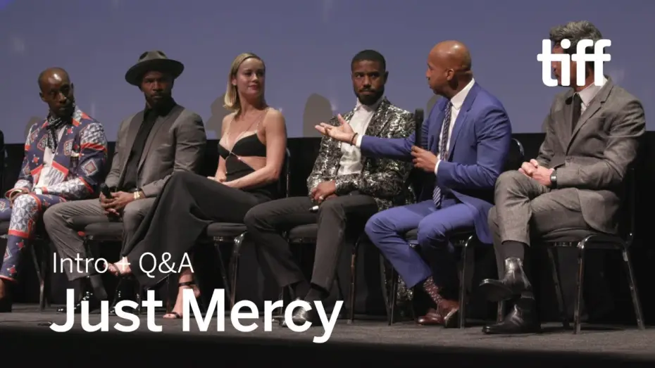 Video for the film Just Mercy — JUST MERCY Cast and Crew Q&A | TIFF 2019