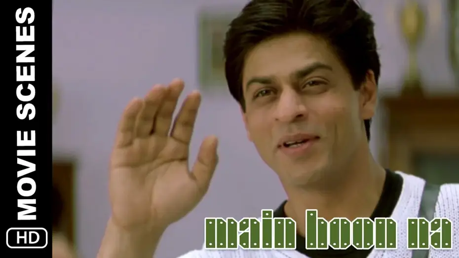 Video for the film Main Hoon Na — Macho Man | Main Hoon Na | Comedy Scene | Shah Rukh Khan, Amrita Rao, Zayed Khan