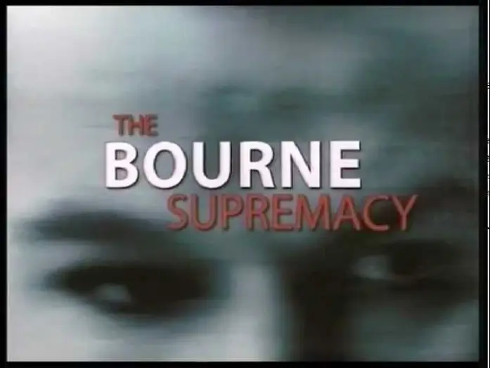 Video for the film The Bourne Supremacy — The Bourne Supremacy - Trailer italiano