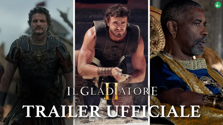 Video for the film Untitled Gladiator Sequel — Il Gladiatore II | Trailer Ufficiale - Paul Mescal, Pedro Pascal, Denzel Washington, Ridley Scott