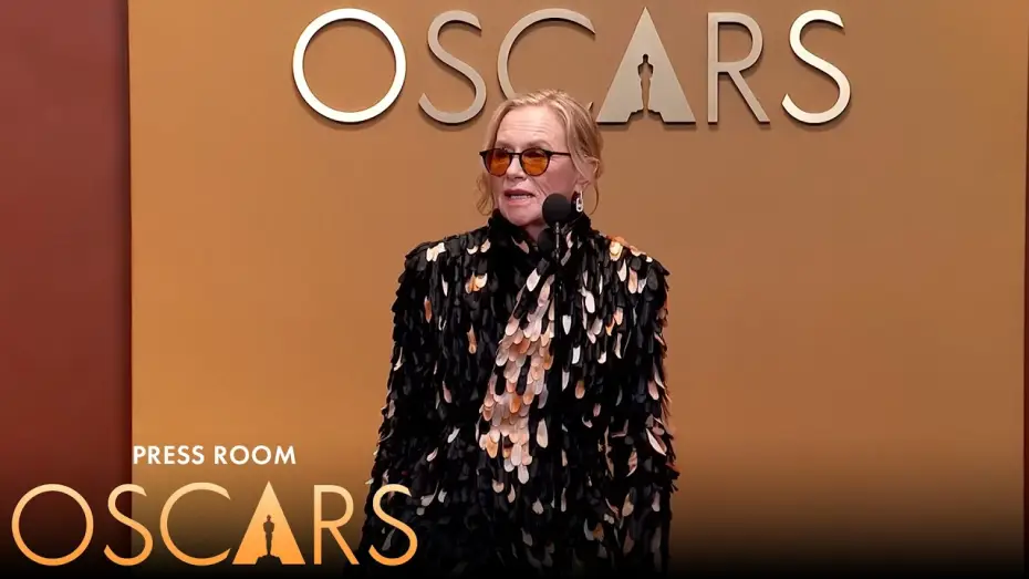 Video for the film Weapons — Amy Madigan Best Supporting Actress Press Room Speech | 98th Oscars (2026)