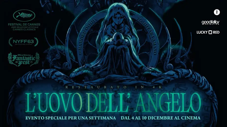 Video for the film Angel's Egg — L'uovo dell'angelo di Mamoru Oshii | Per la prima volta al cinema in 4K dal 4 al 10 dicembre