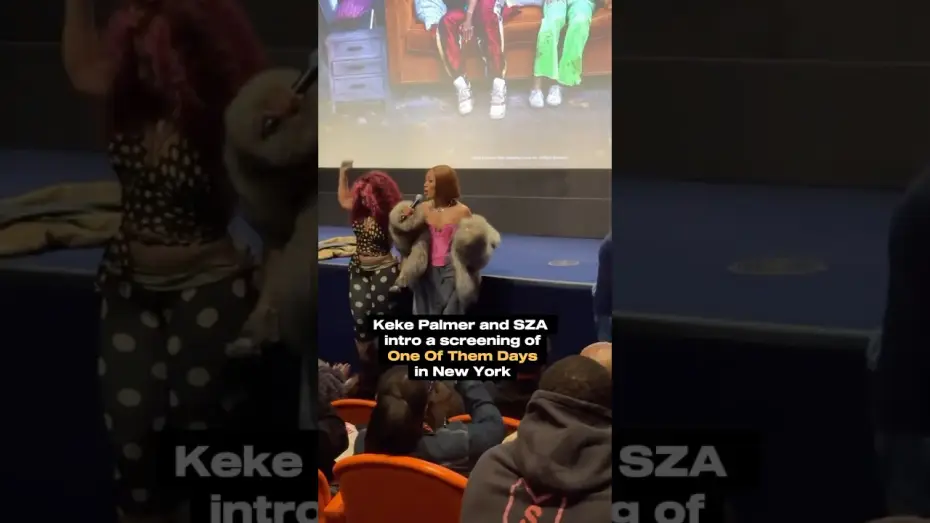 Video for the film One of Them Days — Keke Palmer and SZA attend a One Of Them Days screening in New York