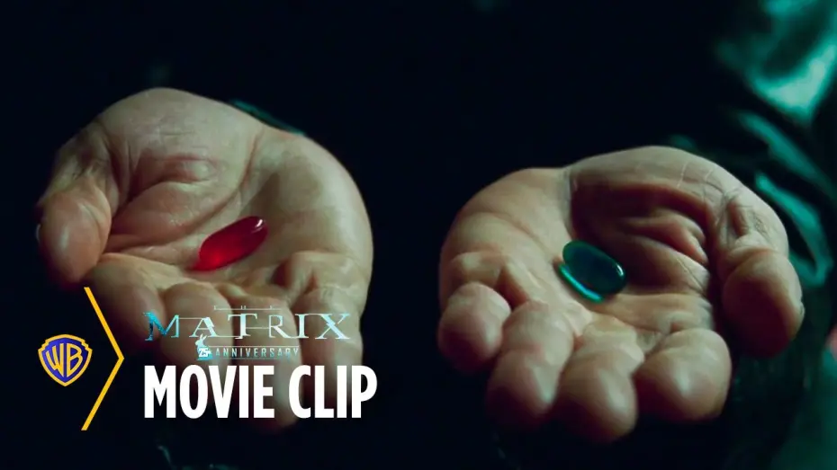 Video for the film The Matrix — The Red Pill or The Blue Pill