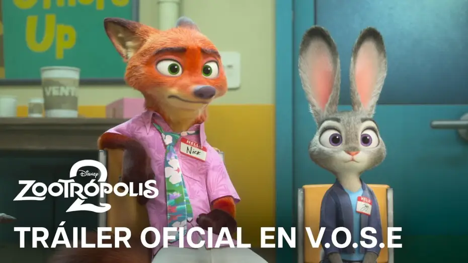 Video for the film Zootopia 2 — Tráiler Tráiler Oficial en V.O.S.E