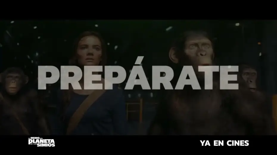 Video for the film Kingdom of the Planet of the Apes — Anuncio: '¿Quién reinará?'