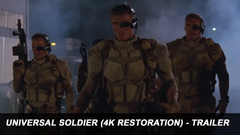 Video for the film Universal Soldier — 4K Restoration Official Trailer