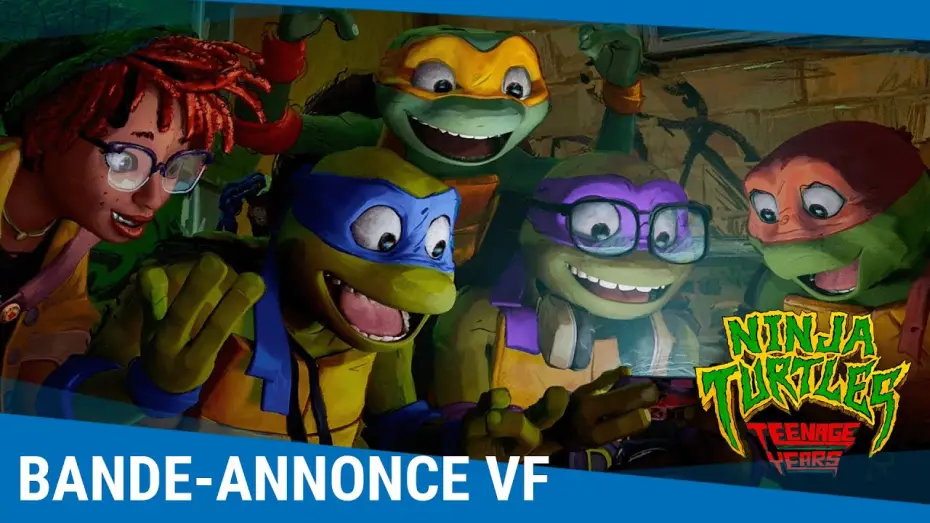 Video for the film Teenage Mutant Ninja Turtles: Mutant Mayhem — Ninja Turtles - Teenage years : Découvrez la bande annonce VF [Actuellement au cinéma]