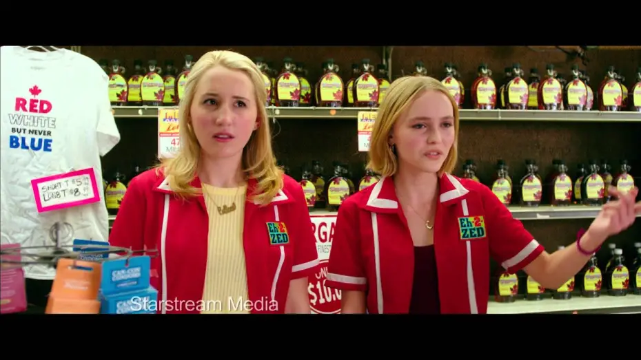 Video for the film Yoga Hosers — Clip: Hunter and Gordon Visit the Colleens at work