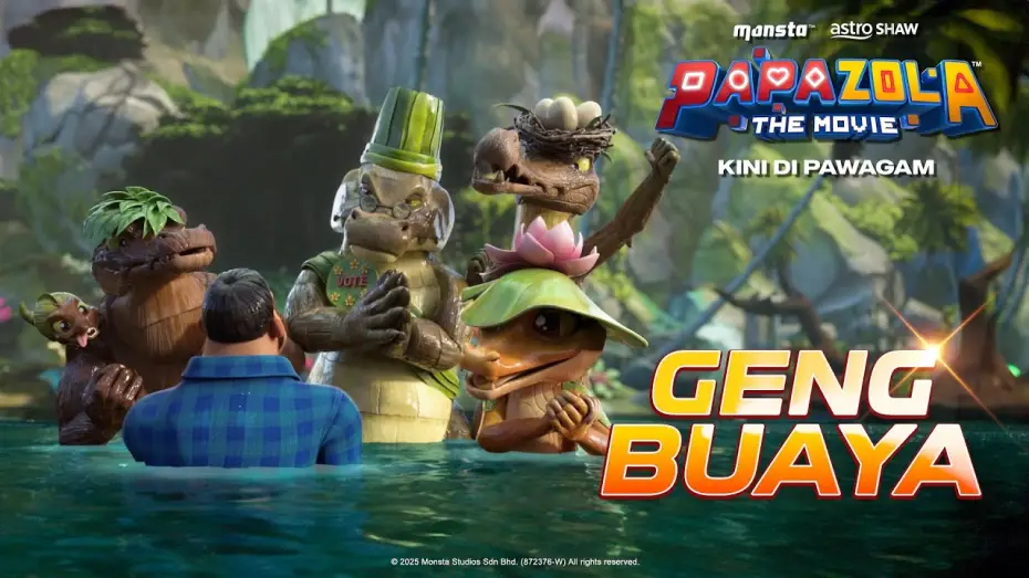 Video for the film Papa Zola: The Movie — Yang Buaya | Papa Zola The Movie (Deleted Scene)