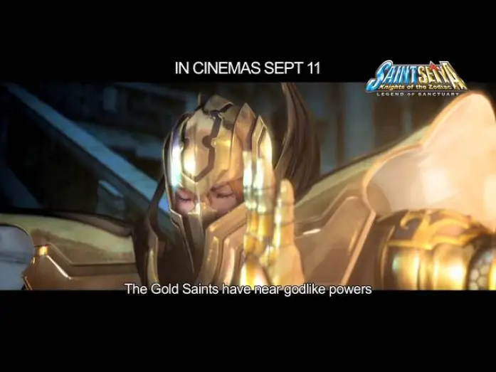 Video for the film Saint Seiya: Legend of Sanctuary — Saint Seiya: Legend Of Sanctuary - Official Movie Trailer (In Cinemas 11 Sept 2014)