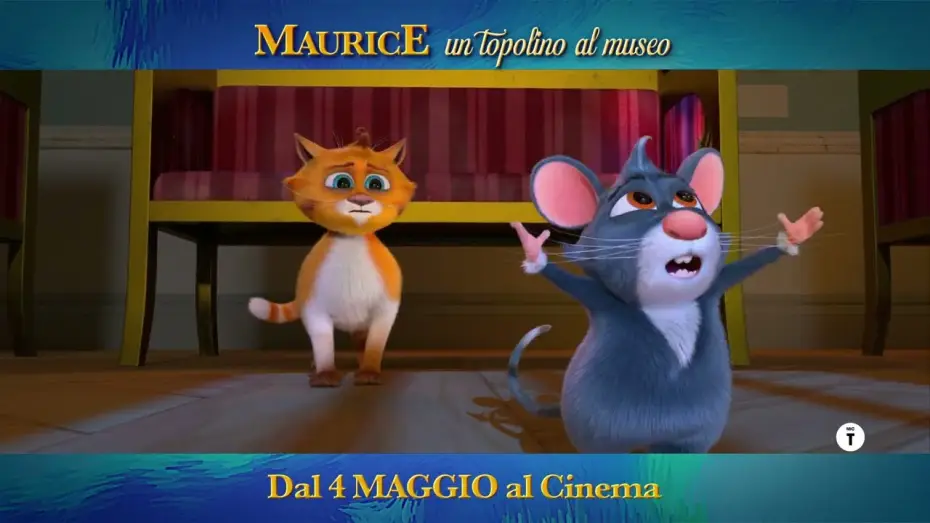 Video for the film Cats in the Museum — MAURICE: UN TOPOLINO AL MUSEO I dal 4 maggio al cinema