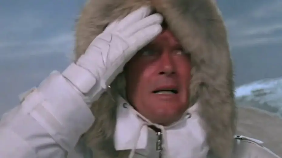Video for the film A View to a Kill — Bond is chased down the slopes