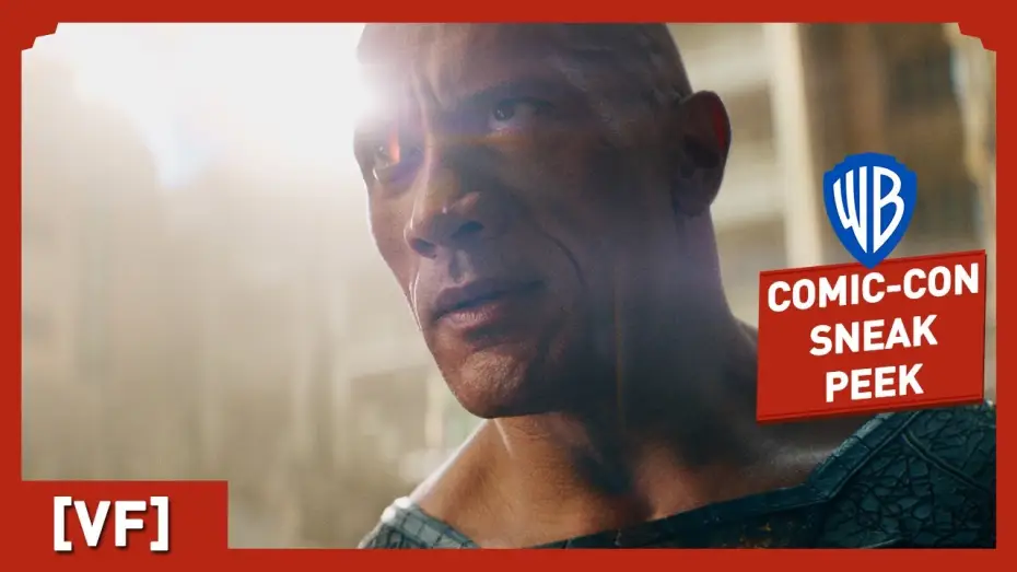 Video for the film Black Adam — Black Adam - Comic-Con Sneak Peek (VF) - Dwayne Johnson, Pierce Brosnan