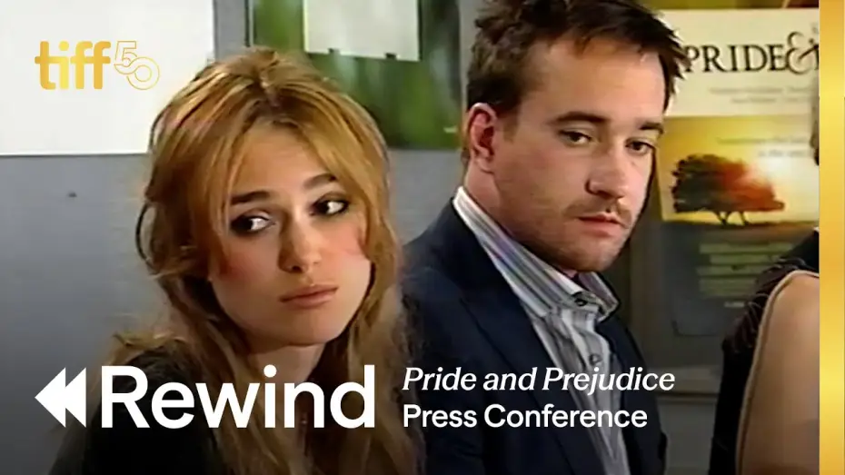 Video for the film Pride & Prejudice — Press Conference (2005) | TIFF REWIND