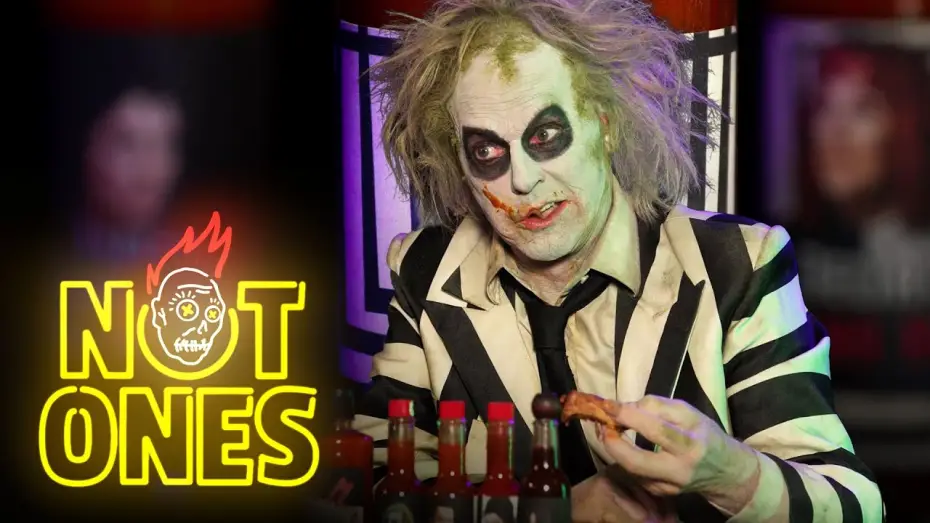Video for the film Beetlejuice Beetlejuice — Beetlejuice goes ghost pepper while eating to die for ribs