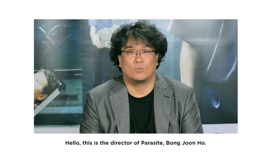 Video for the film Parasite — 'Don't Spoil Parasite' - Bong Joon Ho
