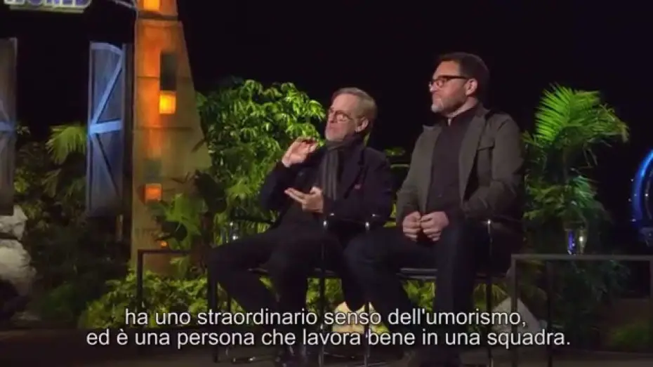 Video for the film Jurassic World — JURASSIC WORLD - Intervista a Steven Spielberg e Colin Trevorrow (sottotitoli in italiano)