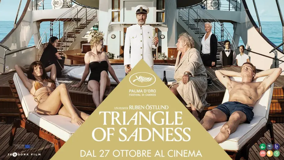Video for the film Triangle of Sadness — TRIANGLE OF SADNESS Trailer Ufficiale (dal 27 Ottobre al Cinema)