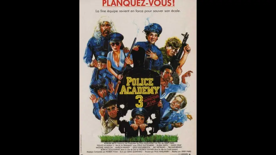 Video for the film Police Academy 3: Back in Training — Police Academy 3 : Instructeurs de choc