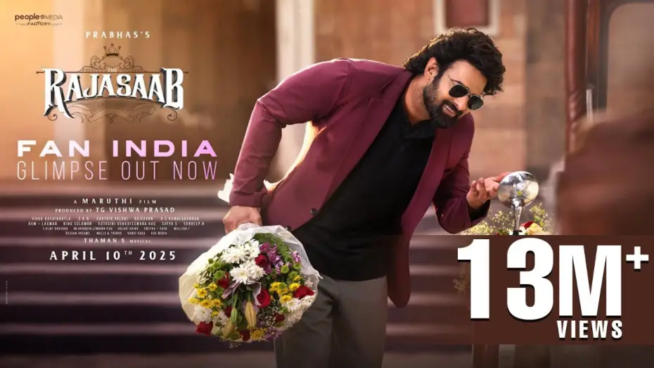 Video for the film The Rajasaab — The RajaSaab Glimpse | Prabhas | Maruthi | Thaman S | People Media Factory