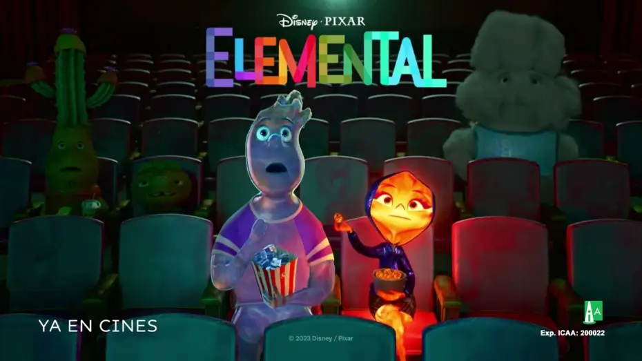 Video for the film Elemental — Ya en cines