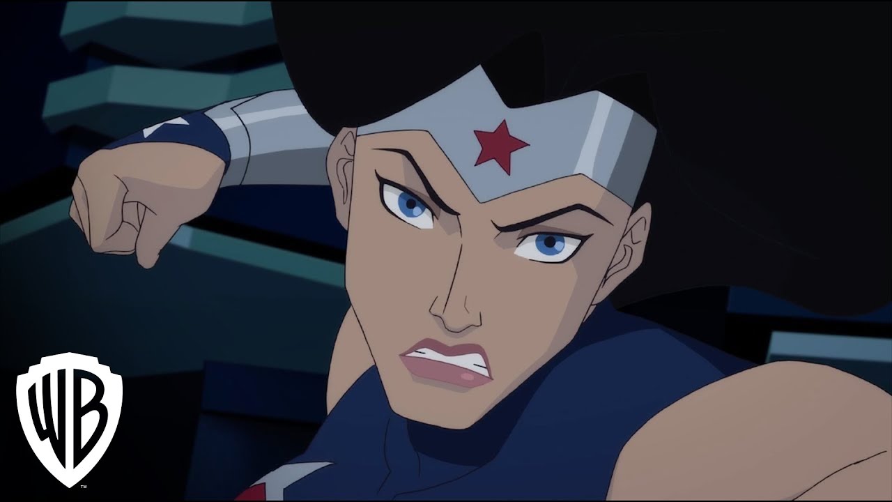 Video for the film Wonder Woman: Bloodlines — Robot Fight Clip