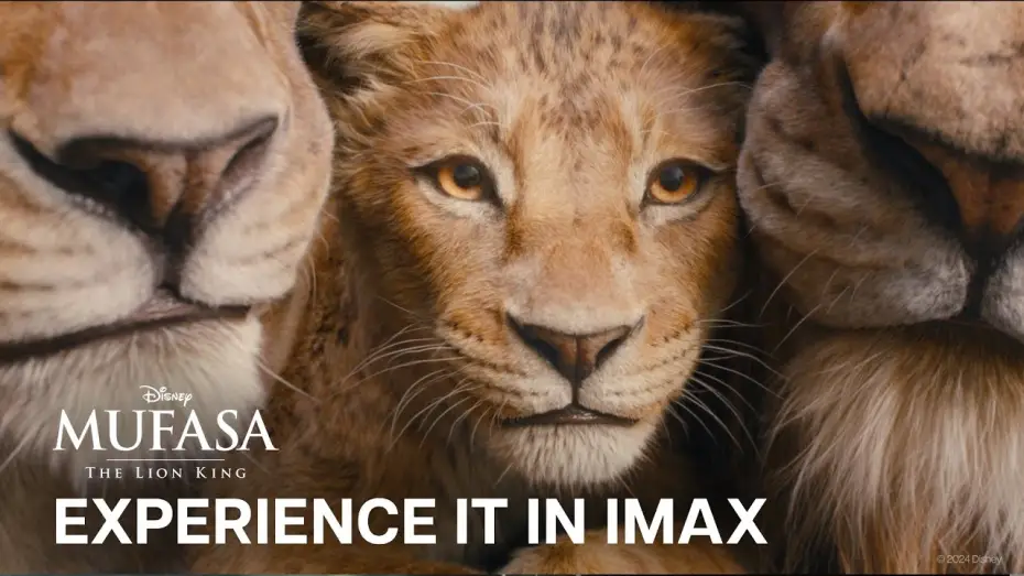 Video for the film Mufasa: The Lion King — Experience It in Imax
