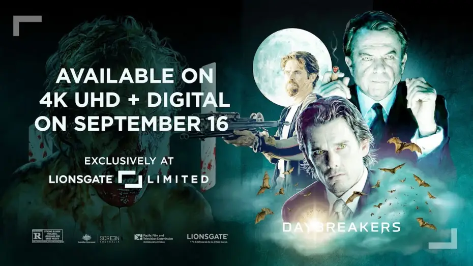 Video for the film Daybreakers — 4K SteelBook® Official Trailer