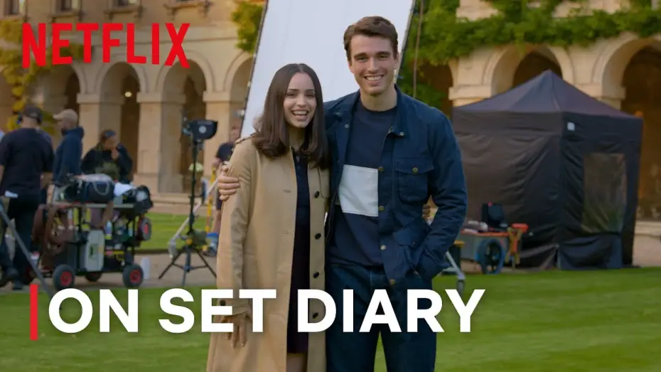 Video for the film My Oxford Year — Sofia Carson & Corey Mylchreest Behind the Scenes