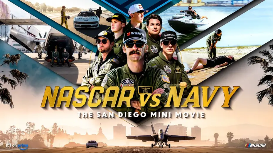 Video for the film NASCAR vs. Navy: The San Diego Mini Movie — NASCAR vs Navy | Official Trailer