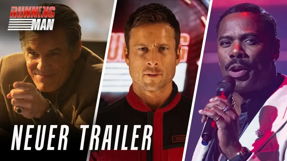 Video for the film The Running Man — The Running Man | Neuer Trailer (2025 Film) Edgar Wright, Glen Powell, Josh Brolin, Colman Domingo