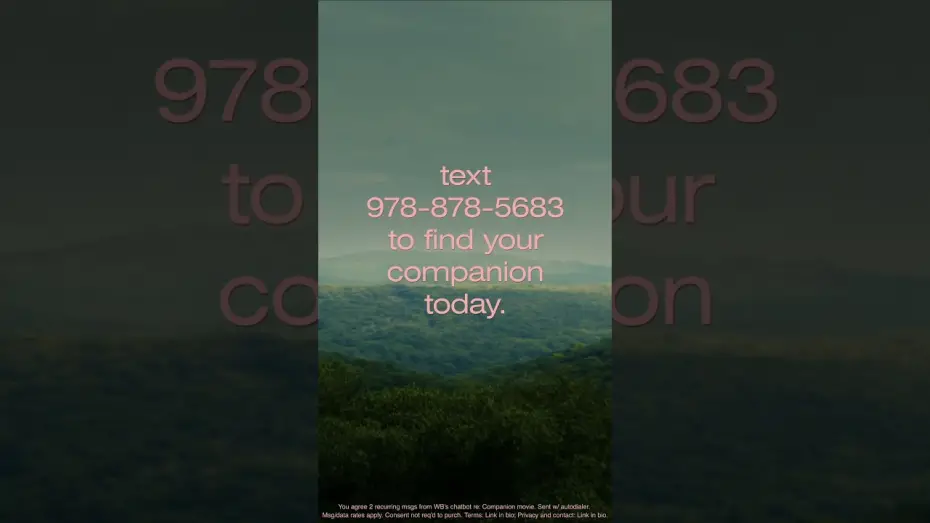 Video for the film Companion — Dating is hard. Find Your Companion is easy. Text (978) 878-5683 to Find Your Companion today.*