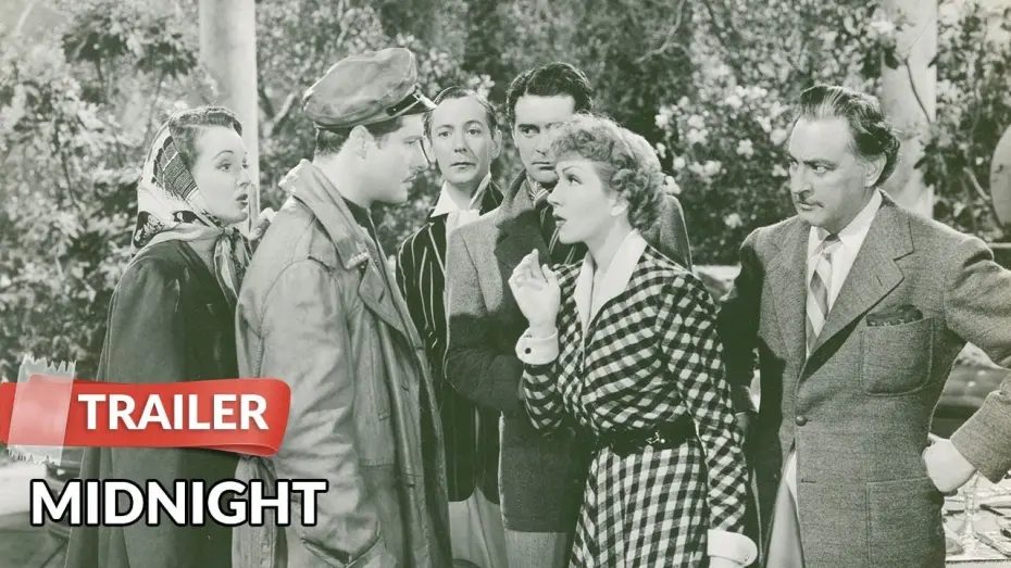 Video for the film Midnight — Midnight 1939 Trailer HD | Claudette Colbert | Don Ameche | John Barrymore