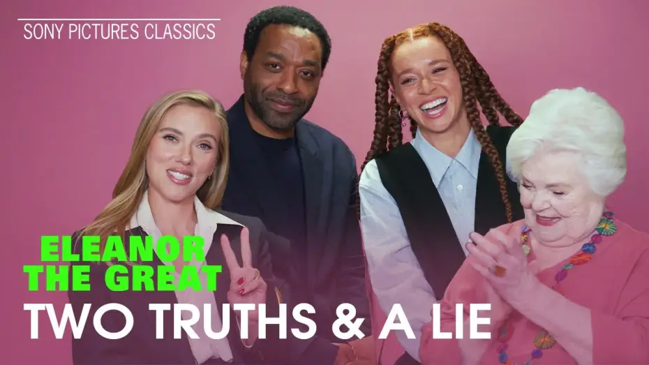 Video for the film Eleanor the Great — "2 Truths and 1 Lie" with June Squibb, Erin Kellyman, Chiwetel Ejiofor & Director Scarlett Johansson