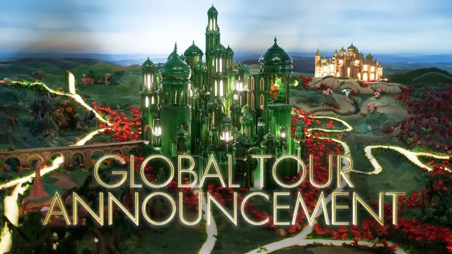 Video for the film Wicked — Global Tour Announcement