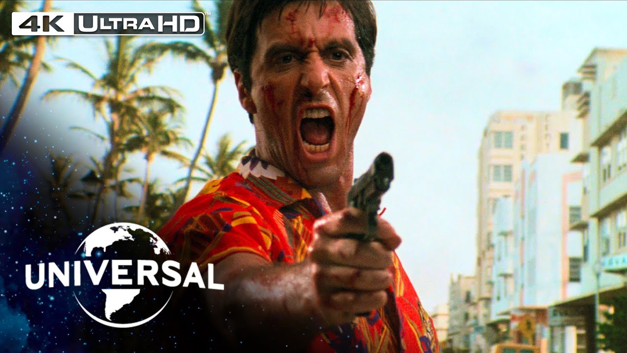 Video for the film Scarface — Don't Bring a Chainsaw to a Gunfight Scene