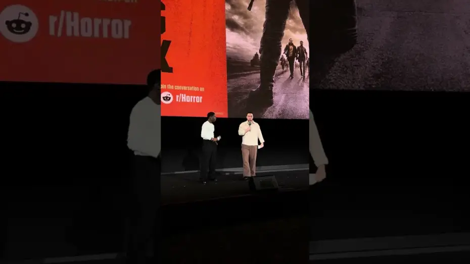 Video for the film The Long Walk — Cooper Hoffman and David Jonsson intro