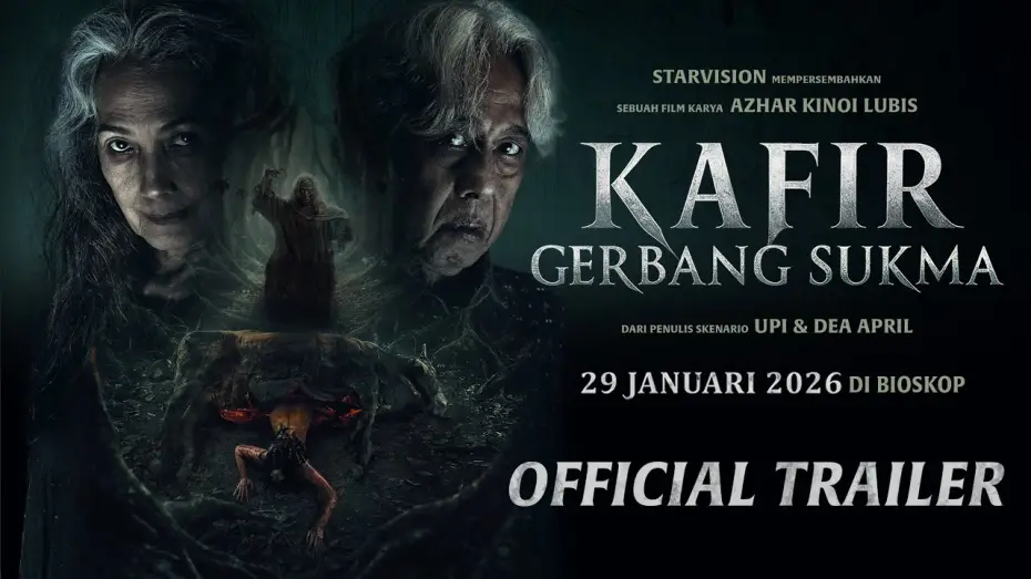 Video for the film Kafir: The Spirit Gate — 𝐊𝐀𝐅𝐈𝐑, 𝐆𝐞𝐫𝐛𝐚𝐧𝐠 𝐒𝐮𝐤𝐦𝐚 - 𝘖𝘧𝘧𝘪𝘤𝘪𝘢𝘭 𝘛𝘳𝘢𝘪𝘭𝘦𝘳