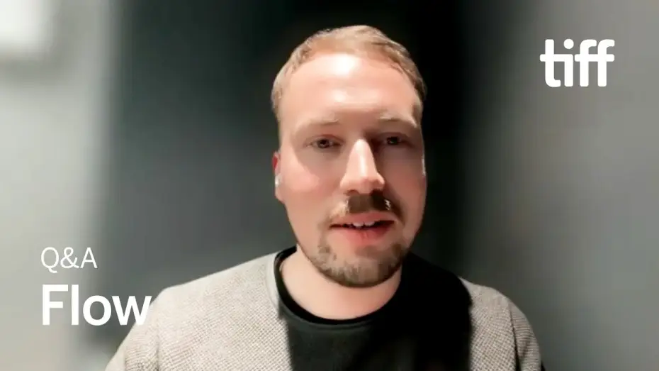 Video for the film Flow — Q&A with Gints Zilbalodis | TIFF 2025