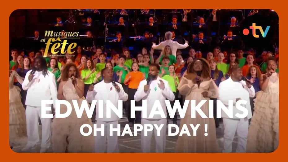 Video for the film Musiques en fête des Chorégies d'Orange — Edwin Hawkins - "Oh happy day !" avec le Gospel Hooks