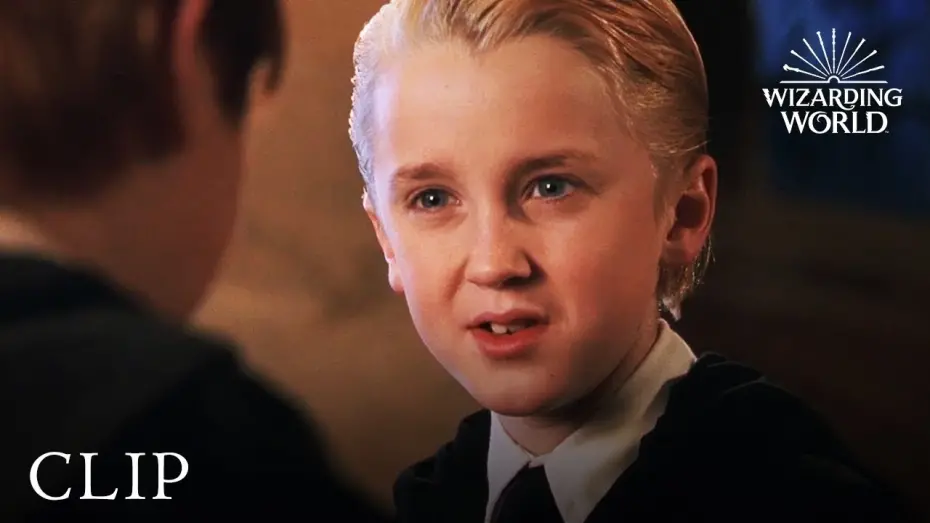 Video for the film Harry Potter and the Philosopher's Stone — Draco Malfoy Introduces Himself To Harry