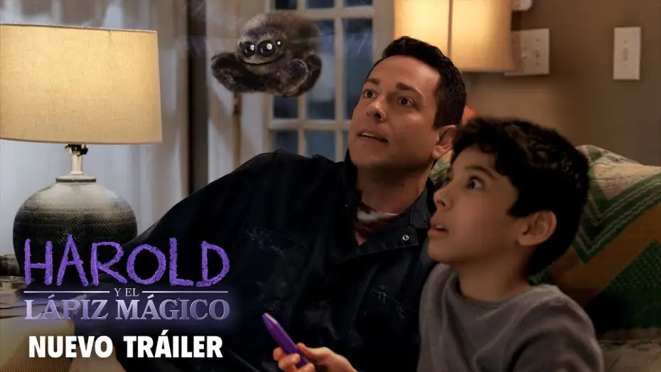 Video for the film Harold and the Purple Crayon — Tráiler oficial en español