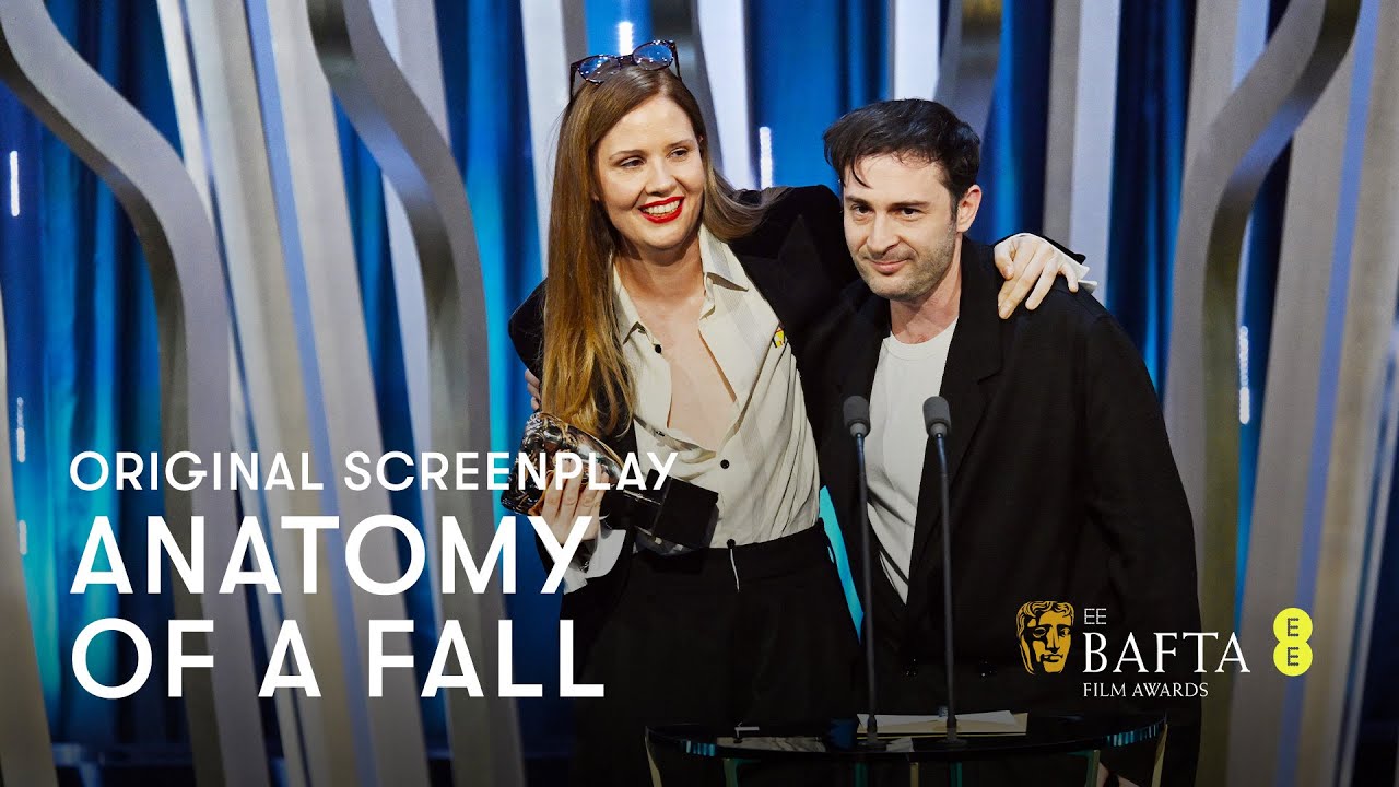 Video for the film Anatomy of a Fall — Anatomy of a Fall wins Original Screenplay |  EE BAFTA Film Awards 2024